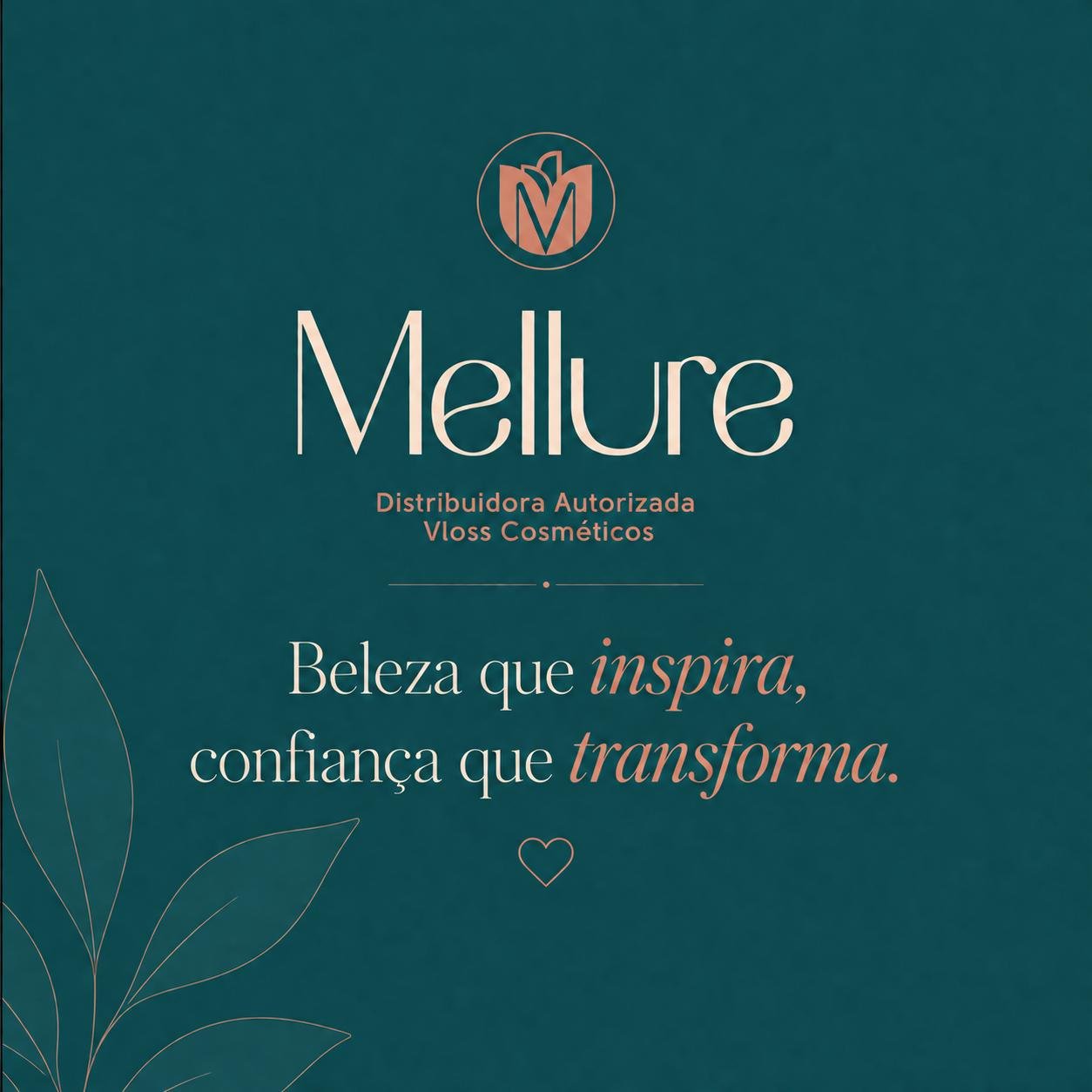 Cartão de marca Mellure Cosméticos